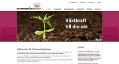 Desktop Screenshot of entreprenorsarenan.se